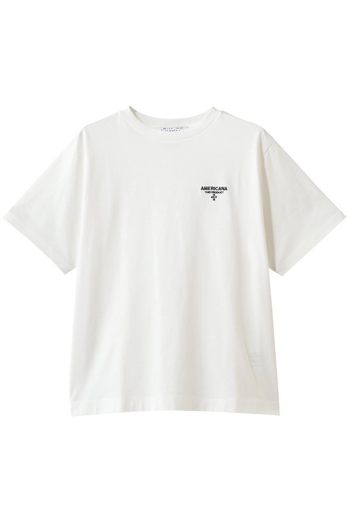 【アメリカーナ/Americana】のエンブロイダリーTシャツ インテリア・キッズ・メンズ・レディースファッション・服の通販 founy(ファニー) https://founy.com/ ファッション Fashion レディースファッション Fashion for Women トップス・カットソー Cut & Sew Tops シャツ・ブラウス・オフィスカジュアル Elegant Blouses & Button-Ups ロングTシャツ・Tシャツ Longline T-Shirts & Tees カットソー・ベーシックTシャツ Cut-and-Sewn Tops / Stretch Tees & Basics エンブロイダリー Embroidery Design ショート Short, Short Length シンプル Simple, Minimal スリーブ Sleeve, Long Sleeve / Short Sleeve ボトム Bottoms, Lower Wear |ID: prp329100004909245 ipo3291000000036774746