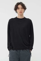 【その他のブランド/Other】のFINEGAUGE WASHABLE WOOL JERSEY TOP ブラック|ID: prp329100004909247 ipo3291000000036774762