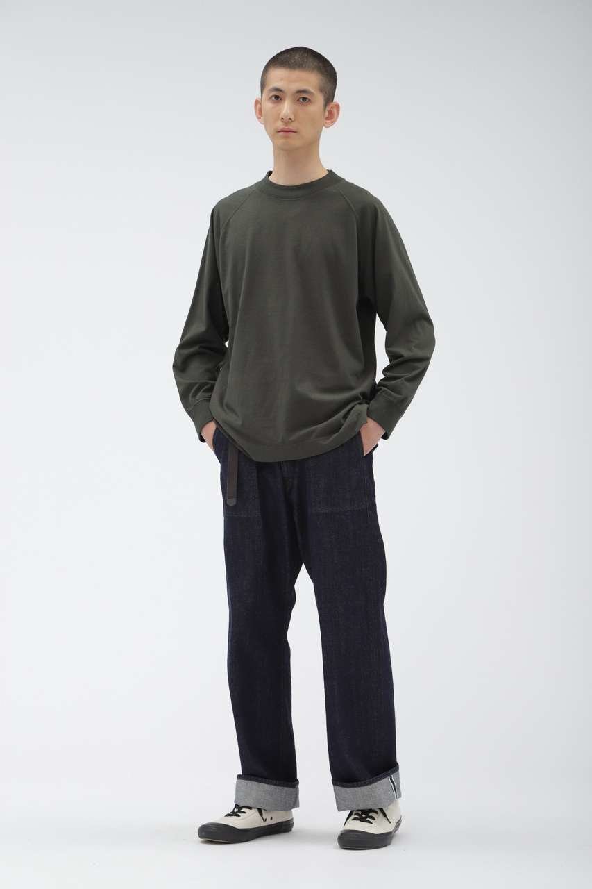 【その他のブランド/Other】のUPCYCLING COTTON JERSEY 人気、トレンドファッション・服の通販 founy(ファニー) 　ファッション　Fashion　レディースファッション　Fashion for Women　トップス・カットソー　Cut & Sew Tops　シャツ・ブラウス・オフィスカジュアル　Elegant Blouses & Button-Ups　ロングTシャツ・Tシャツ　Longline T-Shirts & Tees　カットソー・ベーシックTシャツ　Cut-and-Sewn Tops / Stretch Tees & Basics　スリーブ　Sleeve, Long Sleeve / Short Sleeve　モックネック　Mock Neck, Short Turtleneck　リラックス　Relax, Relaxed Fit　ロング　Long, Long-Length　新作・新入荷　New Arrivals / New In　other-2|ID: prp329100004909249 ipo3291000000036774785