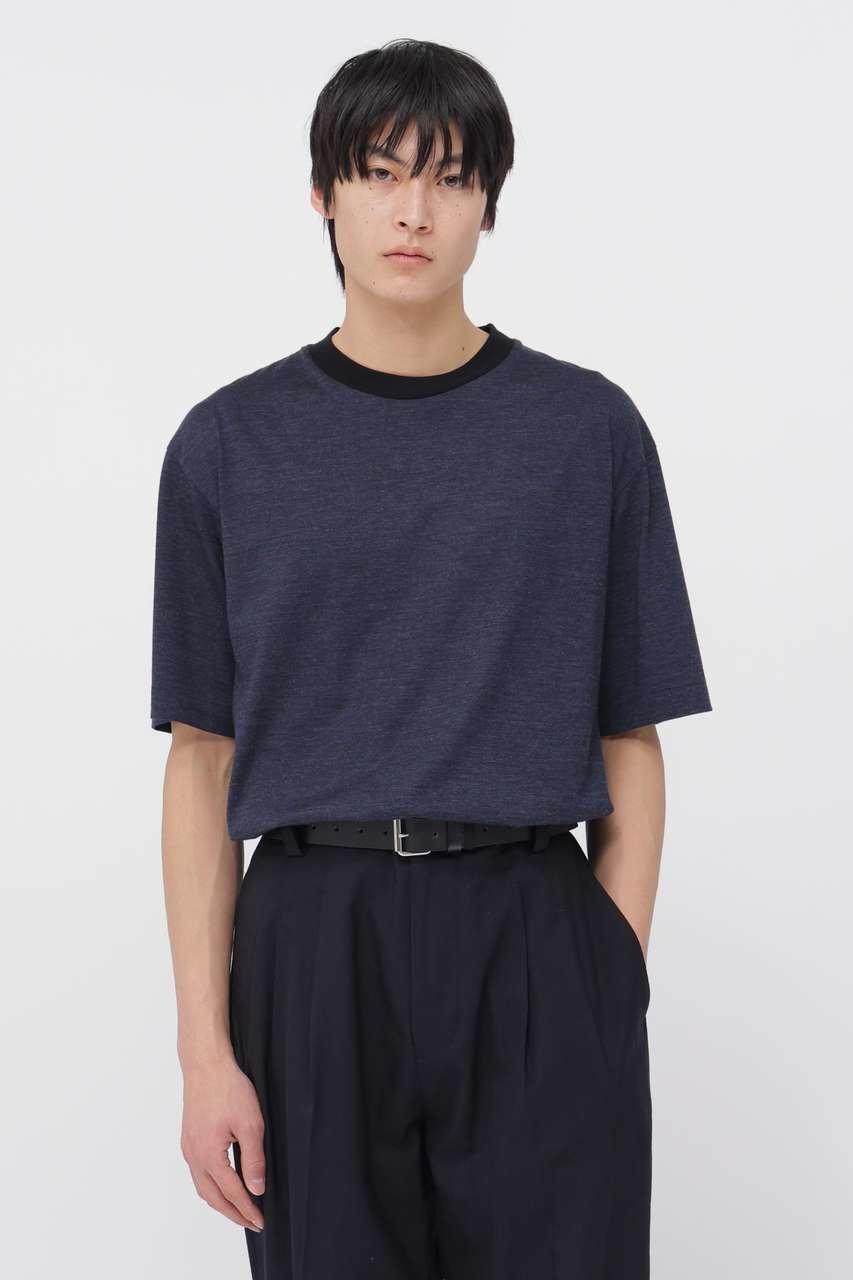 【その他のブランド/Other】のSUPERFINE MERINO JERSEY TOP インテリア・キッズ・メンズ・レディースファッション・服の通販 founy(ファニー) 　ファッション　Fashion　レディースファッション　Fashion for Women　トップス・カットソー　Cut & Sew Tops　シャツ・ブラウス・オフィスカジュアル　Elegant Blouses & Button-Ups　ロングTシャツ・Tシャツ　Longline T-Shirts & Tees　カットソー・ベーシックTシャツ　Cut-and-Sewn Tops / Stretch Tees & Basics　ショート　Short, Short Length　スポーティ　Sporty, Casual Athletic　スリーブ　Sleeve, Long Sleeve / Short Sleeve　ハイネック　High Neck, Mock Neck　新作・新入荷　New Arrivals / New In　ネイビー|ID: prp329100004909253 ipo3291000000036774836
