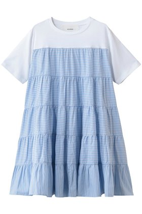 【アダワス/ADAWAS】のティアード ストライプ チュニック 人気、トレンドファッション・服の通販 founy(ファニー) ファッション Fashion レディースファッション Fashion for Women ワンピース Dresses チュニック Tunic Tops & Dresses エアリー Airy Texture カットソー Cut and Sewn Top ストライプ Stripe, Striped Pattern チュニック Tunic, Long Top ティアード Tiered, Tiered Style ドッキング Docking, Mixed Material フェミニン Feminine, Girly |ID:prp329100004909256