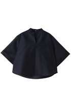 【エムフィル/M Fil】のオーガンジー クロップドブラウス 人気、トレンドファッション・服の通販 founy(ファニー) ファッション Fashion レディースファッション Fashion for Women トップス・カットソー Cut & Sew Tops シャツ・ブラウス・オフィスカジュアル Elegant Blouses & Button-Ups オーガンジー Organza Fabric カフス Cuff Design ショート Short, Short Length シンプル Simple, Minimal スキッパー Skipper, Open Collar スリーブ Sleeve, Long Sleeve / Short Sleeve thumbnail ネイビー|ID: prp329100004909261 ipo3291000000036774906