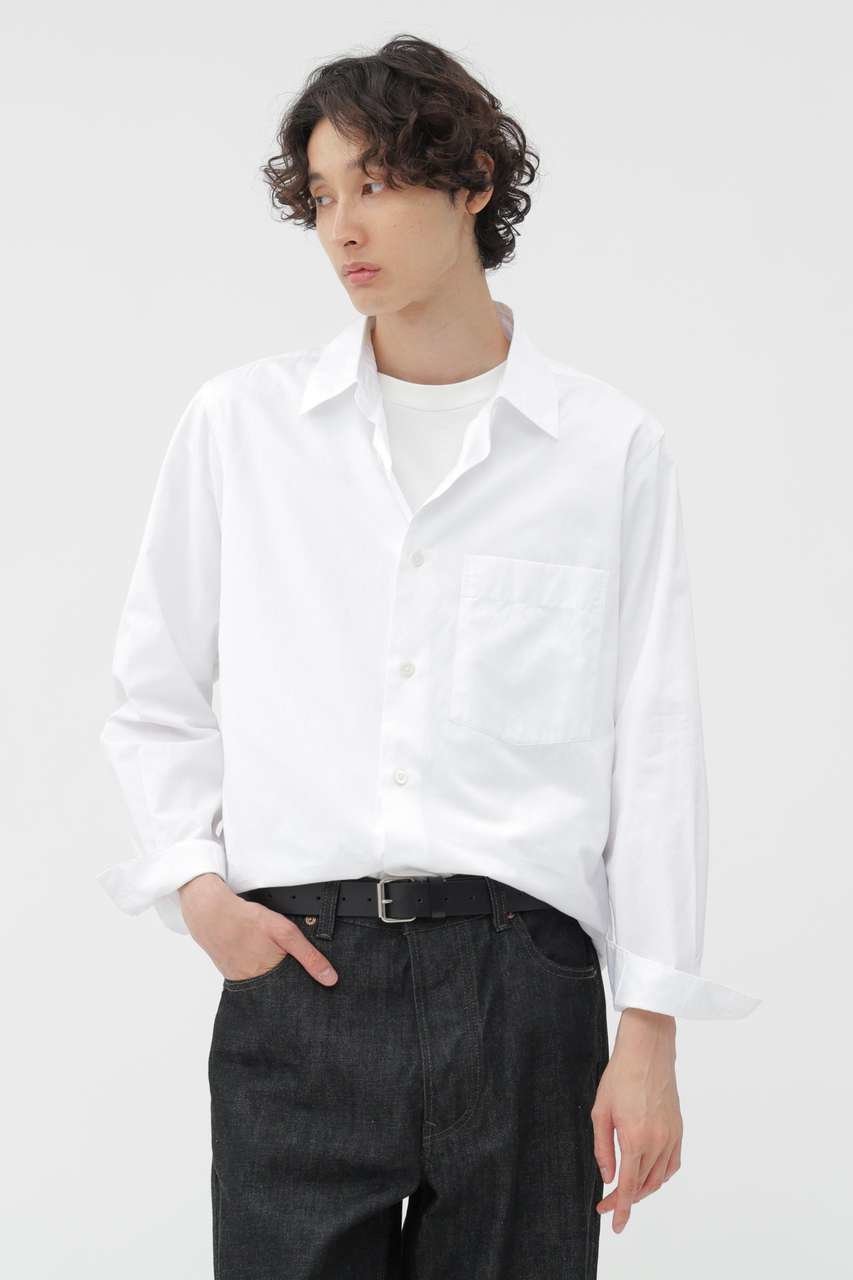 【その他のブランド/Other】のPLAIN COTTON POPLIN SHIRT インテリア・キッズ・メンズ・レディースファッション・服の通販 founy(ファニー) ファッション Fashion レディースファッション Fashion for Women トップス・カットソー Cut & Sew Tops シャツ・ブラウス・オフィスカジュアル Elegant Blouses & Button-Ups コレクション Collection, Seasonal Line シンプル Simple, Minimal スリーブ Sleeve, Long Sleeve / Short Sleeve ロング Long, Long-Length 定番 Standard, Basic Item ホワイト|ID: prp329100004909265 ipo3291000000036774937
