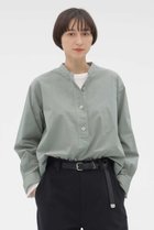 【マーガレットハウエル/MARGARET HOWELL】のCOMPACT COTTON POPLIN SHIRT グリーン|ID: prp329100004909272 ipo3291000000036775031