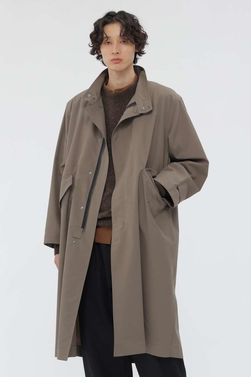 【その他のブランド/Other】のSHOWERPROOF WOOL COAT インテリア・キッズ・メンズ・レディースファッション・服の通販 founy(ファニー) 　ファッション　Fashion　レディースファッション　Fashion for Women　アウター　Coat / Outerwear Collection　コート・ロングコート・ピーコート　Long Coats, Peacoats & More　キルト　Quilt, Quilted Fabric　スタンド　Stand Collar, Upright Stand　ドローコード　Drawcord, Drawstring Cord　フラップ　Flap, Flap Pocket　フロント　Front, Front Design　ポケット　Pocket, Pocket Detail　ライナー　Liner, Inner Layer　ロング　Long, Long-Length　新作・新入荷　New Arrivals / New In　カーキ|ID: prp329100004909279 ipo3291000000036775080