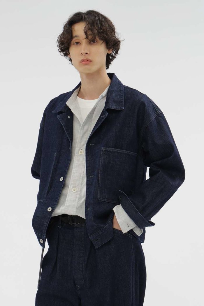 【マーガレット ハウエル/MARGARET HOWELL / MEN】のCANTON DENIM BLOUSON インテリア・キッズ・メンズ・レディースファッション・服の通販 founy(ファニー) https://founy.com/ ファッション Fashion レディースファッション Fashion for Women アウター Coat / Outerwear Collection レディースジャケット・軽アウター Jackets ブルゾンジャケット・スポーティアウター Blouson Jackets コンパクト Compact, Small Size ジャケット Jacket, Outerwear ジーンズ Jeans, Denim Pants スマート Smart, Elegant デニム Denim, Jeans Material ネップ Nepp, Slub Yarn ブルゾン Blouson, Bomber Jacket ポケット Pocket, Pocket Detail ワイド Wide, Wide Fit ワーク Workwear, Utility Style |ID: prp329100004909285 ipo3291000000036775126