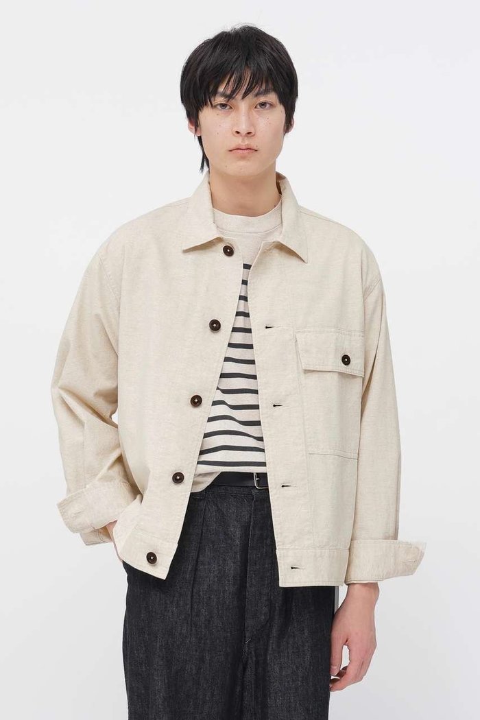 【マーガレット ハウエル/MARGARET HOWELL / MEN】のBELGIAN LINEN COTTON PLAINWEAVE BLOUSON インテリア・キッズ・メンズ・レディースファッション・服の通販 founy(ファニー) https://founy.com/ ファッション Fashion レディースファッション Fashion for Women アウター Coat / Outerwear Collection レディースジャケット・軽アウター Jackets ブルゾンジャケット・スポーティアウター Blouson Jackets コンパクト Compact, Small Size ショート Short, Short Length ジャケット Jacket, Outerwear セットアップ Set-Up, Coordinated Outfit バランス Balance, Style Balance フラップ Flap, Flap Pocket ブルゾン Blouson, Bomber Jacket ポケット Pocket, Pocket Detail リネン Linen, Linen Fabric おすすめ Recommended / Our Picks エレガント 上品 Elegant |ID: prp329100004909297 ipo3291000000036775239