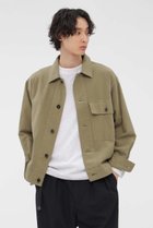 【マーガレット ハウエル/MARGARET HOWELL / MEN】のBELGIAN LINEN COTTON PLAINWEAVE BLOUSON カーキ|ID: prp329100004909297 ipo3291000000036775243