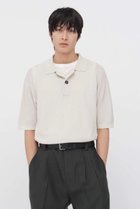 【マーガレット ハウエル/MARGARET HOWELL / MEN】のCOTTON RAMIE PIQUE KNITWEAR ホワイト|ID: prp329100004909310 ipo3291000000036775335