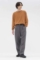 【その他のブランド/Other】のCOMPACT LINEN TWILL TROUSERS 人気、トレンドファッション・服の通販 founy(ファニー) ファッション Fashion レディースファッション Fashion for Women パンツ Pants & Trousers おすすめ Recommended / Our Picks セットアップ Set-Up, Coordinated Outfit バランス Balance, Style Balance プリーツ Pleats, Pleated ベーシック Basic, Essential ボトム Bottoms, Lower Wear リネン Linen, Linen Fabric thumbnail グレー|ID: prp329100004909321 ipo3291000000036775456
