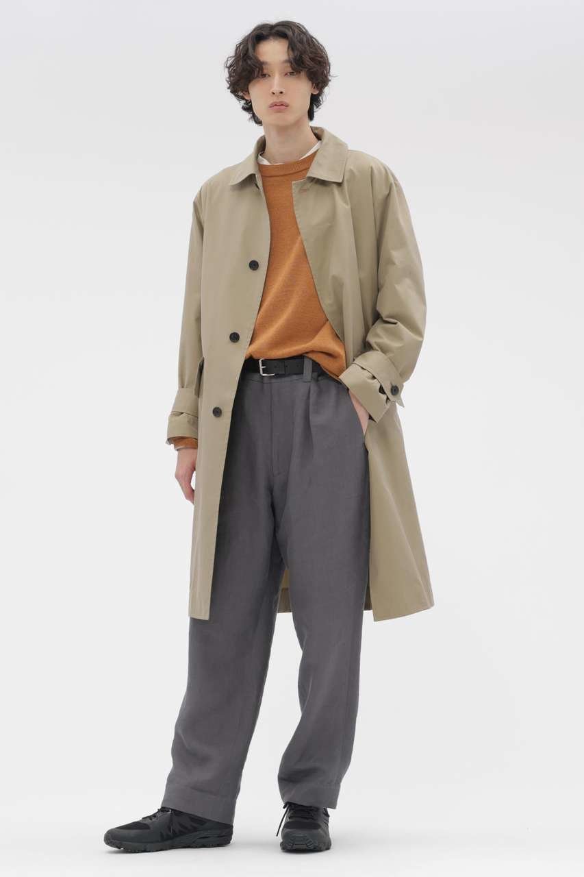 【その他のブランド/Other】のCOMPACT LINEN TWILL TROUSERS 人気、トレンドファッション・服の通販 founy(ファニー) 　ファッション　Fashion　レディースファッション　Fashion for Women　パンツ　Pants & Trousers　おすすめ　Recommended / Our Picks　セットアップ　Set-Up, Coordinated Outfit　バランス　Balance, Style Balance　プリーツ　Pleats, Pleated　ベーシック　Basic, Essential　ボトム　Bottoms, Lower Wear　リネン　Linen, Linen Fabric　other-2|ID: prp329100004909321 ipo3291000000036775458
