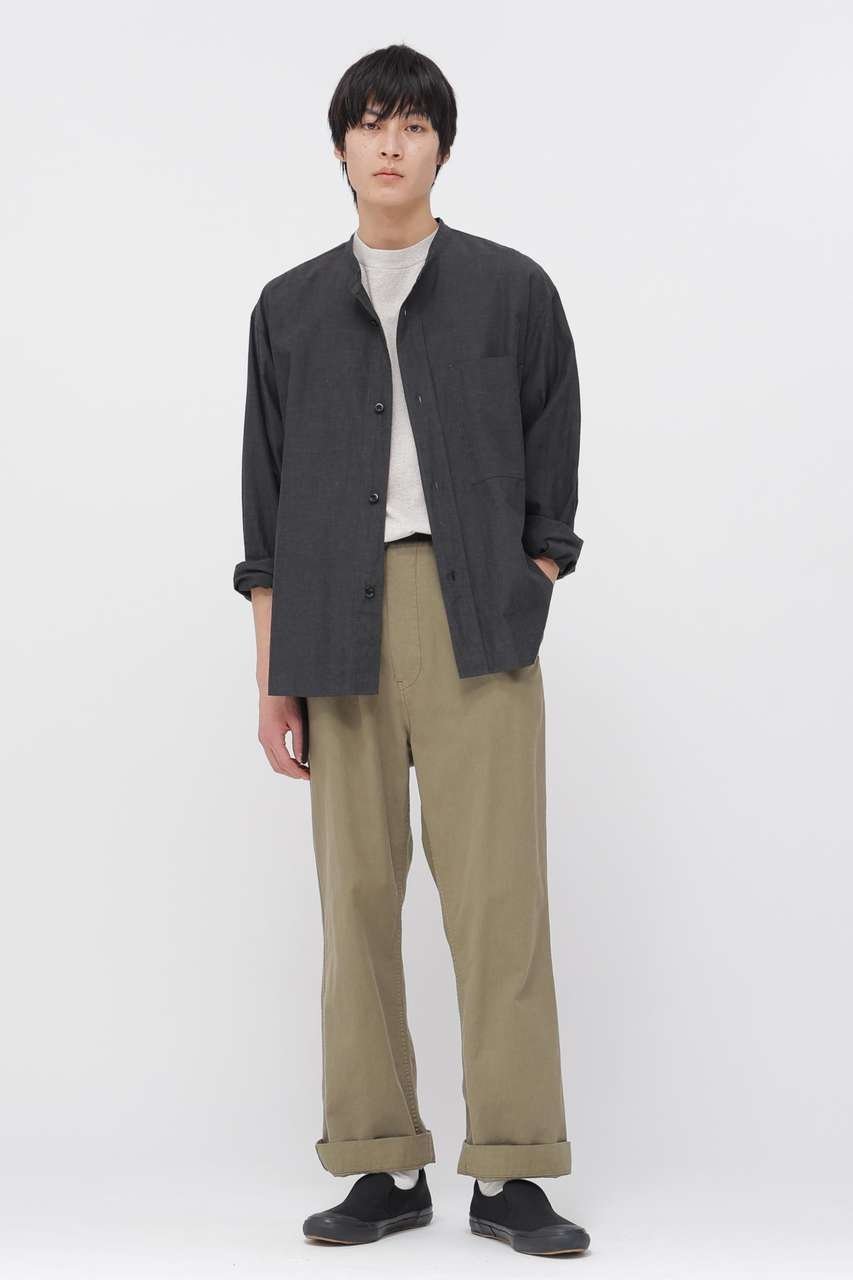 【その他のブランド/Other】のBELGIAN LINEN COTTON PLAINWEAVE TROUSERS インテリア・キッズ・メンズ・レディースファッション・服の通販 founy(ファニー) ファッション Fashion レディースファッション Fashion for Women パンツ Pants & Trousers アシンメトリー Asymmetrical Style ストレート Straight, Straight Cut セットアップ Set-Up, Coordinated Outfit ブルゾン Blouson, Bomber Jacket プリーツ Pleats, Pleated ポケット Pocket, Pocket Detail リネン Linen, Linen Fabric ループ Loop, Loop Knit ワイド Wide, Wide Fit ワーク Workwear, Utility Style おすすめ Recommended / Our Picks エレガント 上品 Elegant 新作・新入荷 New Arrivals / New In カーキ|ID: prp329100004909331 ipo3291000000036775559