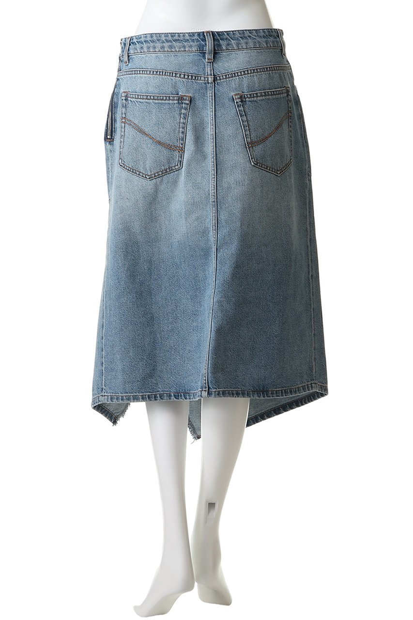 【ステラ マッカートニー/STELLA McCARTNEY】のデコンストラクテッドデニムスカート 人気、トレンドファッション・服の通販 founy(ファニー) 　ファッション　Fashion　レディースファッション　Fashion for Women　スカート　Skirts　デニムスカート・カジュアルスカート　Denim Skirts　デニム　Denim, Jeans Material　パッチワーク　Patchwork, Mixed Fabric　フロント　Front, Front Design　定番　Standard, Basic Item　other-4|ID: prp329100004909343 ipo3291000000036775681