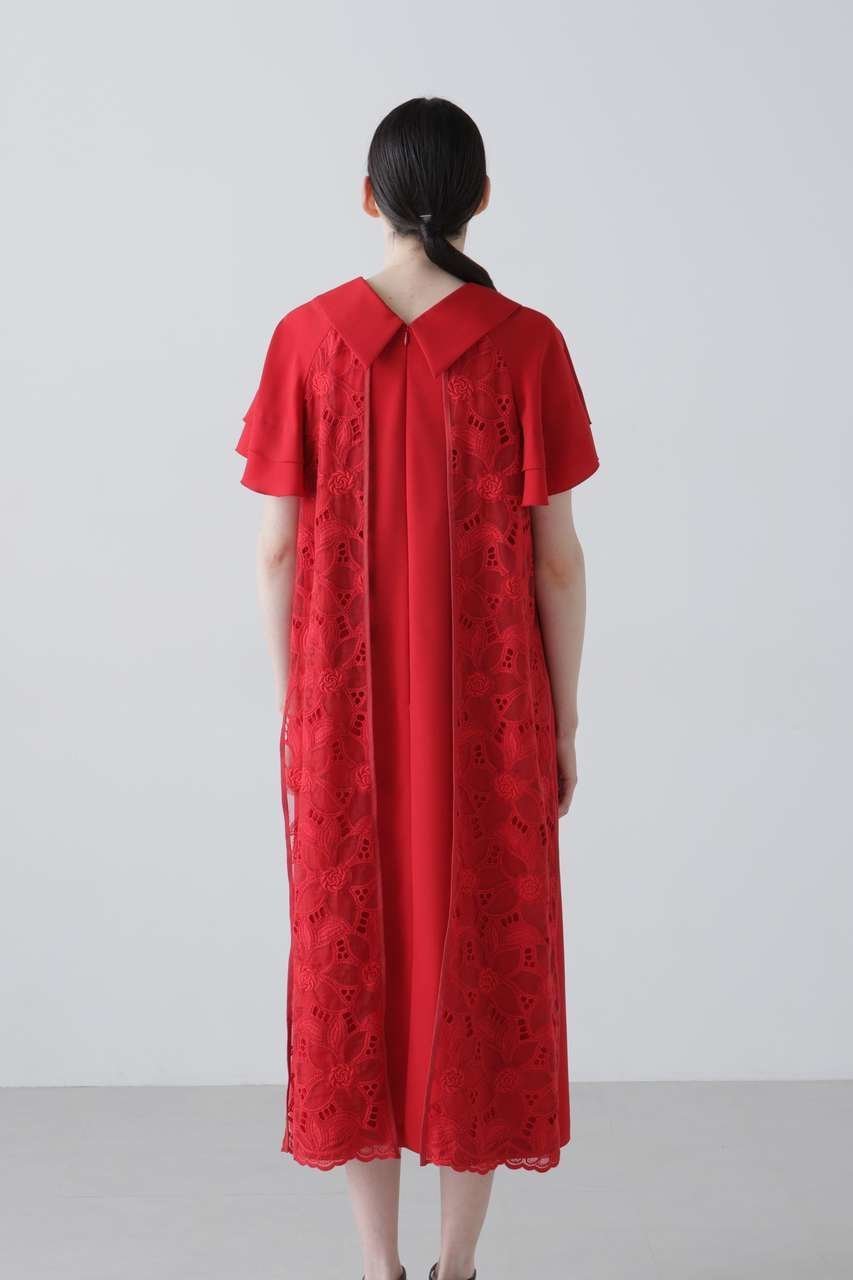 【アドーア/ADORE】のガーデンエンブロイダリーワンピース 人気、トレンドファッション・服の通販 founy(ファニー) 　ファッション　Fashion　レディースファッション　Fashion for Women　ワンピース　Dresses　チュニック　Tunic Tops & Dresses　オケージョン　Occasion Wear　オーガンジー　Organza Fabric　チュニック　Tunic, Long Top　ティアード　Tiered, Tiered Style　ドレス　Dress, One-Piece　フラット　Flat, Flat Shoes　新作・新入荷　New Arrivals / New In　other-4|ID: prp329100004909397 ipo3291000000036776135