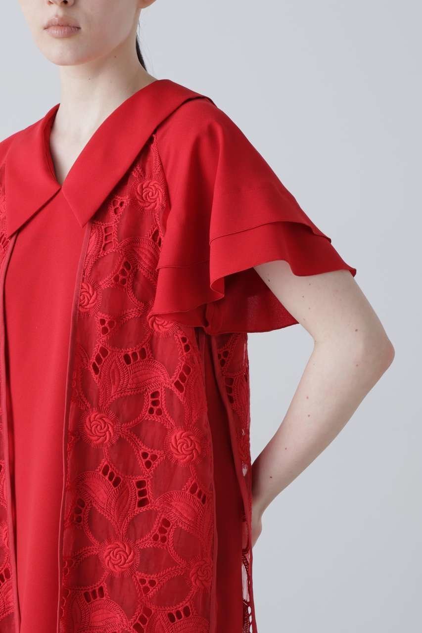 【アドーア/ADORE】のガーデンエンブロイダリーワンピース 人気、トレンドファッション・服の通販 founy(ファニー) 　ファッション　Fashion　レディースファッション　Fashion for Women　ワンピース　Dresses　チュニック　Tunic Tops & Dresses　オケージョン　Occasion Wear　オーガンジー　Organza Fabric　チュニック　Tunic, Long Top　ティアード　Tiered, Tiered Style　ドレス　Dress, One-Piece　フラット　Flat, Flat Shoes　新作・新入荷　New Arrivals / New In　other-6|ID: prp329100004909397 ipo3291000000036776137