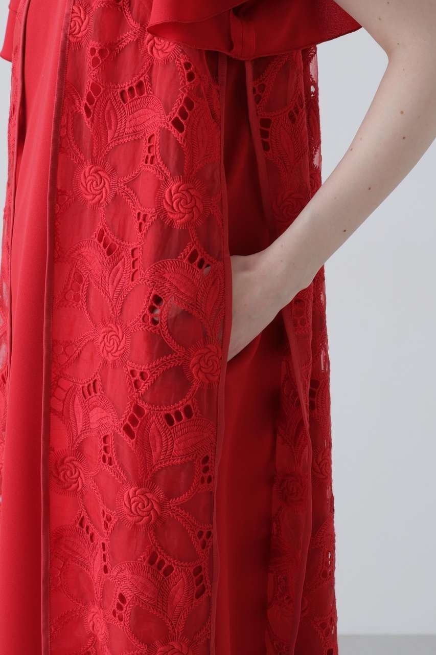 【アドーア/ADORE】のガーデンエンブロイダリーワンピース 人気、トレンドファッション・服の通販 founy(ファニー) 　ファッション　Fashion　レディースファッション　Fashion for Women　ワンピース　Dresses　チュニック　Tunic Tops & Dresses　オケージョン　Occasion Wear　オーガンジー　Organza Fabric　チュニック　Tunic, Long Top　ティアード　Tiered, Tiered Style　ドレス　Dress, One-Piece　フラット　Flat, Flat Shoes　新作・新入荷　New Arrivals / New In　other-7|ID: prp329100004909397 ipo3291000000036776138