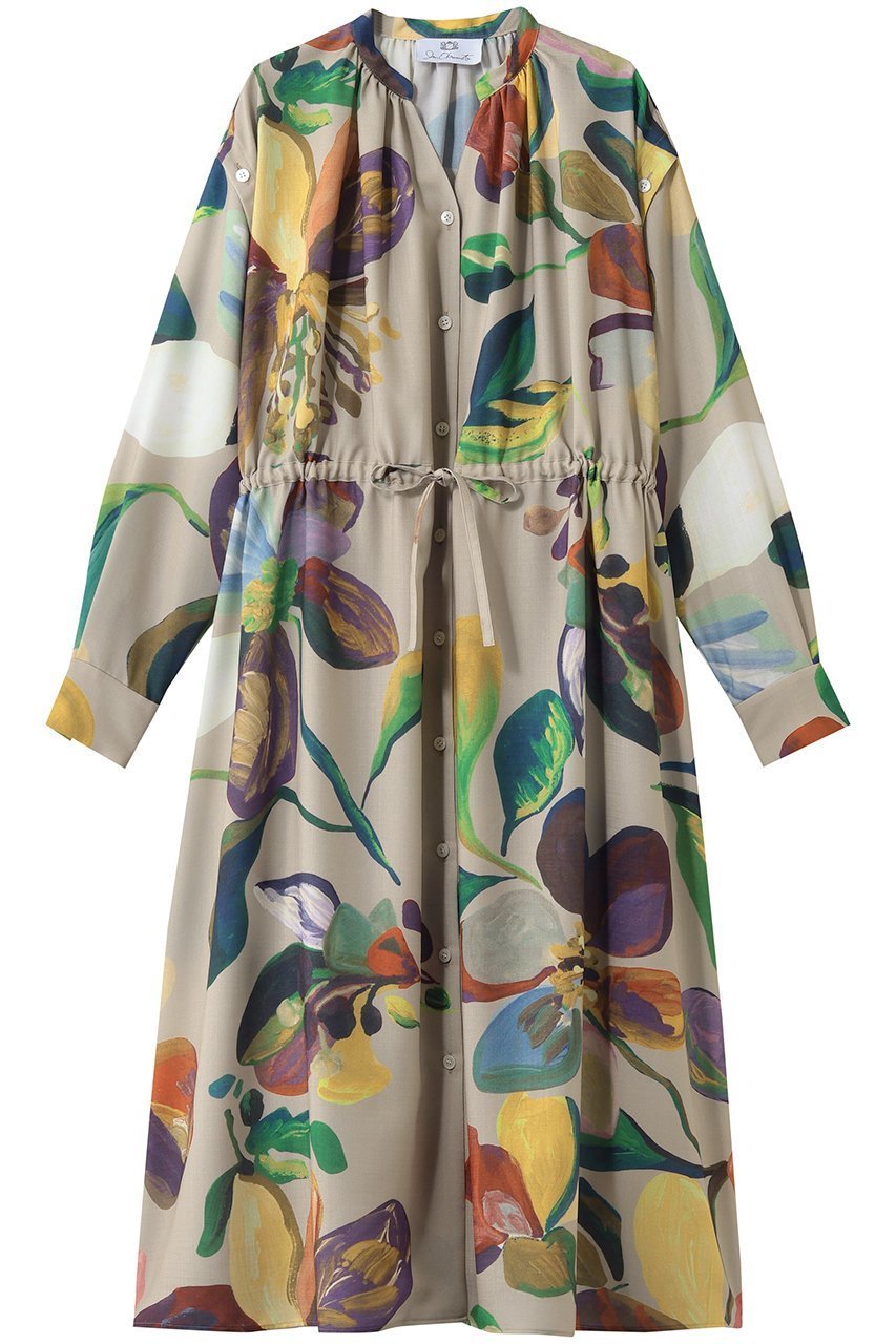 【その他のブランド/Other】のフラワーモチーフプリント ドレス 人気、トレンドファッション・服の通販 founy(ファニー) 　ファッション　Fashion　レディースファッション　Fashion for Women　ワンピース　Dresses　フォーマル・パーティードレス・結婚式用ドレス　Elegant & Casual Dresses　チュニック　Tunic Tops & Dresses　チュニック　Tunic, Long Top　デニム　Denim, Jeans Material　ドレス　Dress, One-Piece　ノースリーブ　Sleeveless, No-Sleeve　フラワー　Flower, Floral　フロント　Front, Front Design　プリント　Print, Printed Pattern　モチーフ　Motif, Design Theme　ロング　Long, Long-Length　夏　Summer　新作・新入荷　New Arrivals / New In　春　Spring　S/S・春夏　SS, Spring/Summer, Warm Season　 other-1|ID: prp329100004909398 ipo3291000000036776140