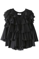 【アユーシ/AAYUSHI】のレイヤードラッフルブラウス 人気、トレンドファッション・服の通販 founy(ファニー) ファッション Fashion レディースファッション Fashion for Women トップス・カットソー Cut & Sew Tops キャミソール&ノースリーブ Camisoles & Sleeveless Tops シャツ・ブラウス・オフィスカジュアル Elegant Blouses & Button-Ups インド Indian Textile コンパクト Compact, Small Size デニム Denim, Jeans Material ドレス Dress, One-Piece ノースリーブ Sleeveless, No-Sleeve バランス Balance, Style Balance フロント Front, Front Design ラッフル Ruffle, Frill 再入荷 Restock / Back in Stock |ID:prp329100004909402