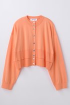 【エンフォルド/ENFOLD】のLAYERED-LIKE-HEM CARDIGAN オレンジ|ID: prp329100004909407 ipo3291000000036776198