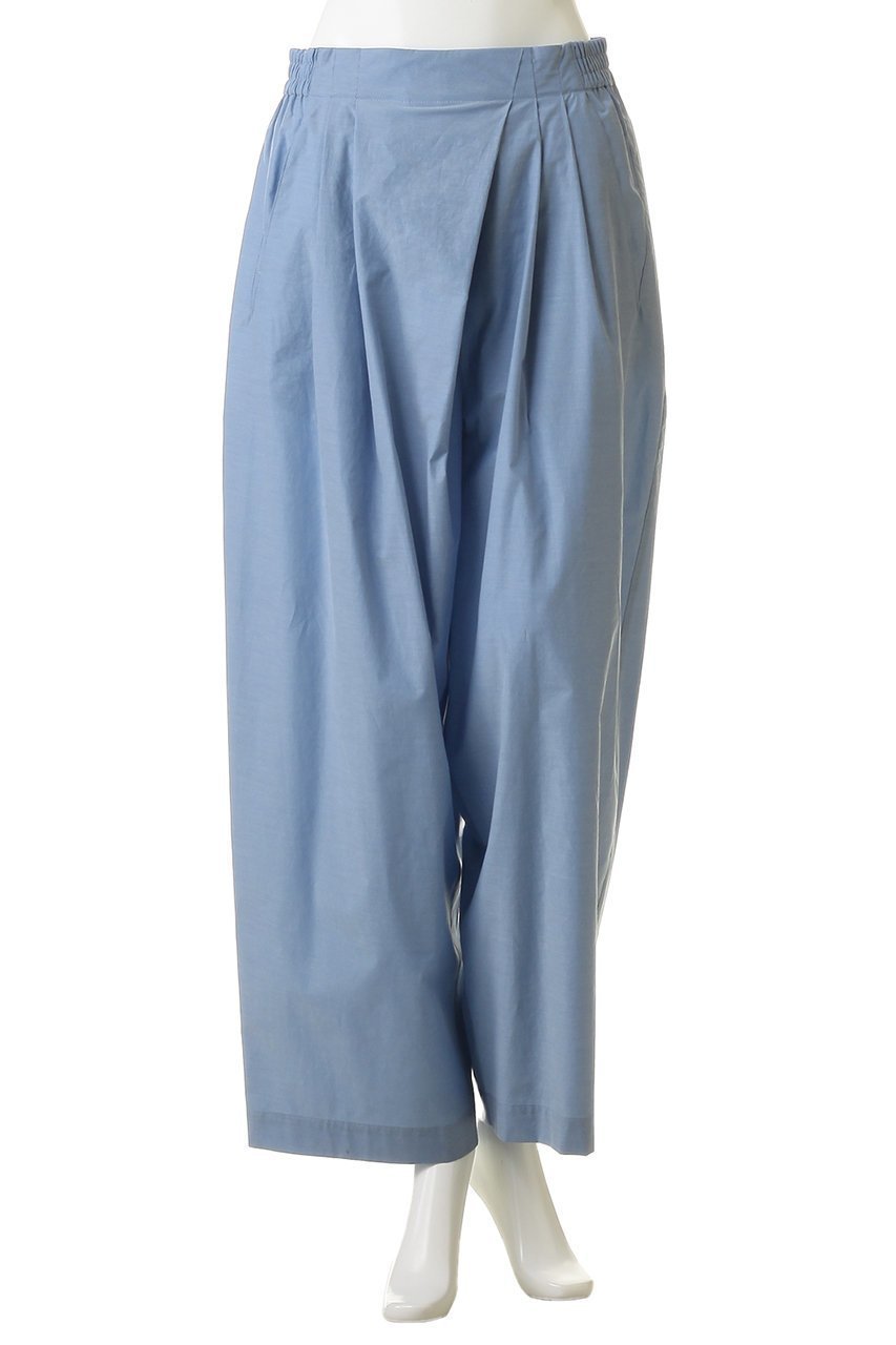 【プレインピープル/PLAIN PEOPLE】のタイプライターワイドパンツ 人気、トレンドファッション・服の通販 founy(ファニー) 　ファッション　Fashion　レディースファッション　Fashion for Women　パンツ　Pants & Trousers　イレギュラー　Irregular Design　タイプライター　Typewriter Fabric, Crisp Cotton　ドレープ　Drape, Draping Fabric　フロント　Front, Front Design　ワイド　Wide, Wide Fit　新作・新入荷　New Arrivals / New In　other-2|ID: prp329100004909409 ipo3291000000036776209