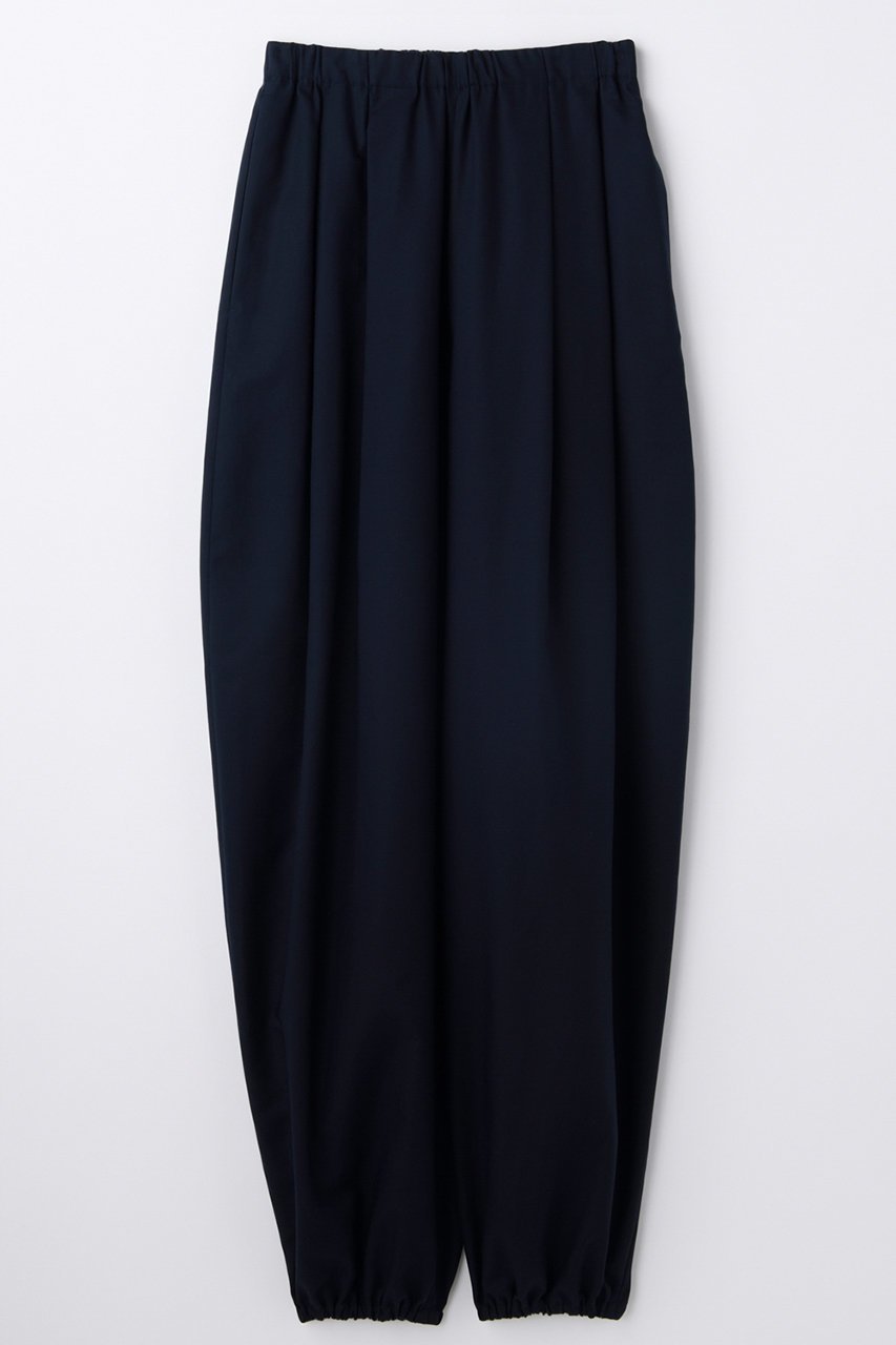 【エンフォルド/ENFOLD】のWIDE EGG-PANTS インテリア・キッズ・メンズ・レディースファッション・服の通販 founy(ファニー) 　ファッション　Fashion　レディースファッション　Fashion for Women　パンツ　Pants & Trousers　エレガント 上品　Elegant　タイプライター　Typewriter Fabric, Crisp Cotton　再入荷　Restock / Back in Stock　ダークネイビー|ID: prp329100004909413 ipo3291000000036776236