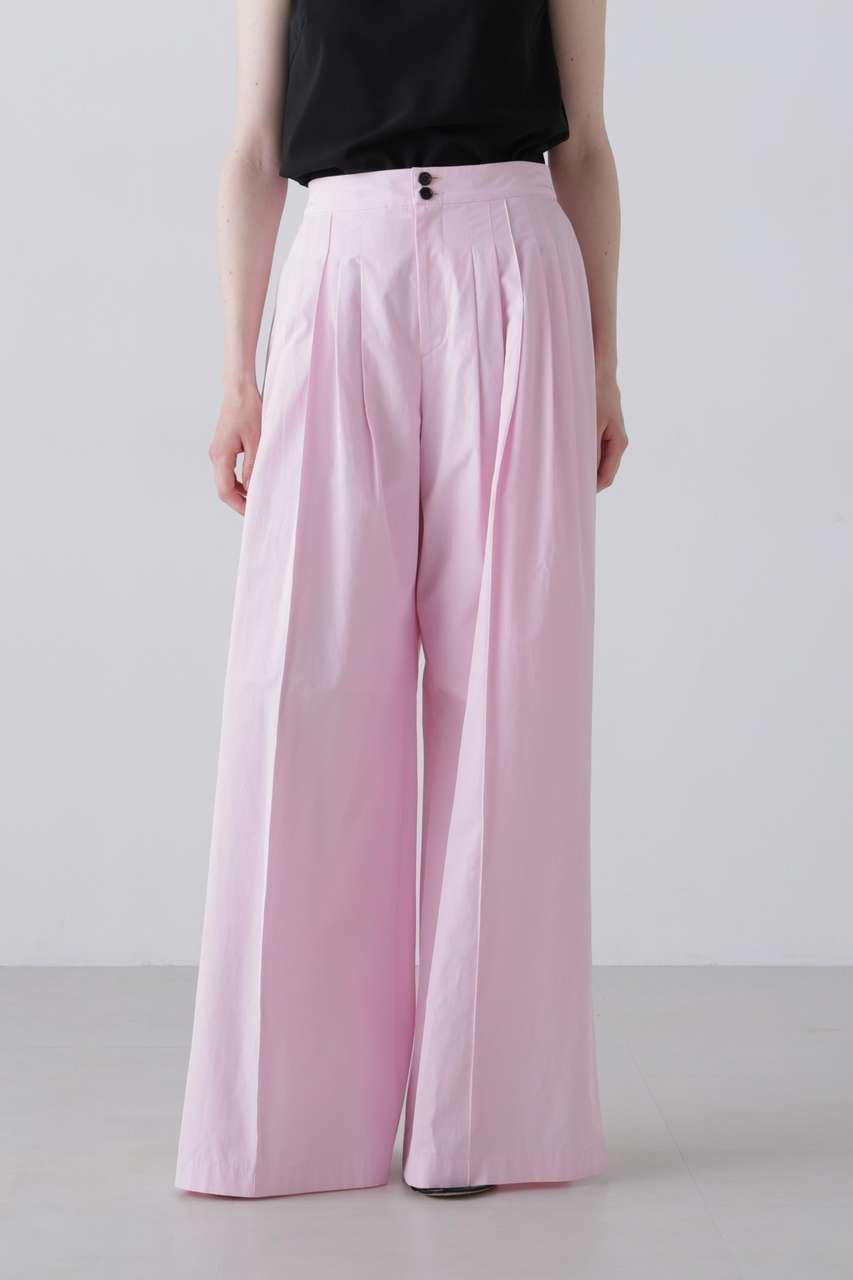 【アドーア/ADORE】のクリスピークロスパンツ 人気、トレンドファッション・服の通販 founy(ファニー) 　ファッション　Fashion　レディースファッション　Fashion for Women　パンツ　Pants & Trousers　スリット　Slit, Slit Detail　フロント　Front, Front Design　ブロード　Broadcloth, Fine Cotton　ワイド　Wide, Wide Fit　夏　Summer　新作・新入荷　New Arrivals / New In　春　Spring　S/S・春夏　SS, Spring/Summer, Warm Season　other-2|ID: prp329100004909415 ipo3291000000036776245