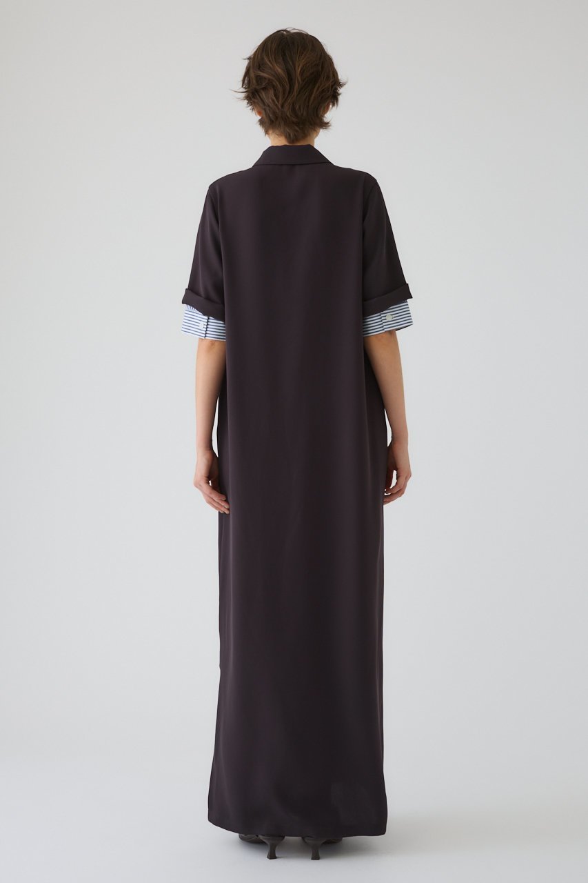 【リムアーク/RIM.ARK】のPolo design maxi OP/ワンピース 人気、トレンドファッション・服の通販 founy(ファニー) 　ファッション　Fashion　レディースファッション　Fashion for Women　ワンピース　Dresses　チュニック　Tunic Tops & Dresses　おすすめ　Recommended / Our Picks　ストライプ　Stripe, Striped Pattern　チュニック　Tunic, Long Top　ツイル　Twist, Twisted Detail　マキシ　Maxi, Full Length　ロング　Long, Long-Length　新作・新入荷　New Arrivals / New In　other-4|ID: prp329100004909426 ipo3291000000036776342