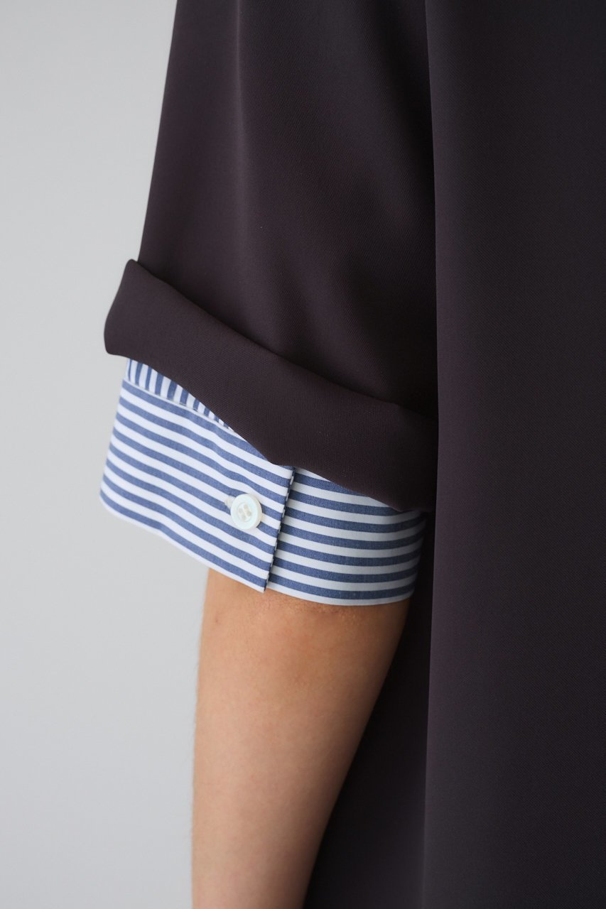 【リムアーク/RIM.ARK】のPolo design maxi OP/ワンピース 人気、トレンドファッション・服の通販 founy(ファニー) 　ファッション　Fashion　レディースファッション　Fashion for Women　ワンピース　Dresses　チュニック　Tunic Tops & Dresses　おすすめ　Recommended / Our Picks　ストライプ　Stripe, Striped Pattern　チュニック　Tunic, Long Top　ツイル　Twist, Twisted Detail　マキシ　Maxi, Full Length　ロング　Long, Long-Length　新作・新入荷　New Arrivals / New In　other-8|ID: prp329100004909426 ipo3291000000036776350