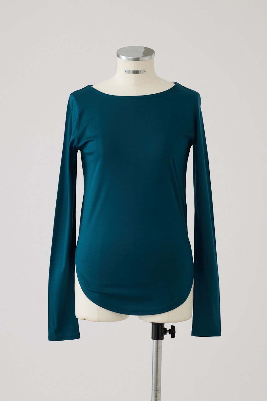 【リムアーク/RIM.ARK】のSoft touch comfy tops/トップス インテリア・キッズ・メンズ・レディースファッション・服の通販 founy(ファニー) 　ファッション　Fashion　レディースファッション　Fashion for Women　トップス・カットソー　Cut & Sew Tops　シャツ・ブラウス・オフィスカジュアル　Elegant Blouses & Button-Ups　ショート　Short, Short Length　スリーブ　Sleeve, Long Sleeve / Short Sleeve　ヘムライン　Hemline, Bottom Cut　ベーシック　Basic, Essential　再入荷　Restock / Back in Stock　ダークブルー|ID: prp329100004909428 ipo3291000000036776366