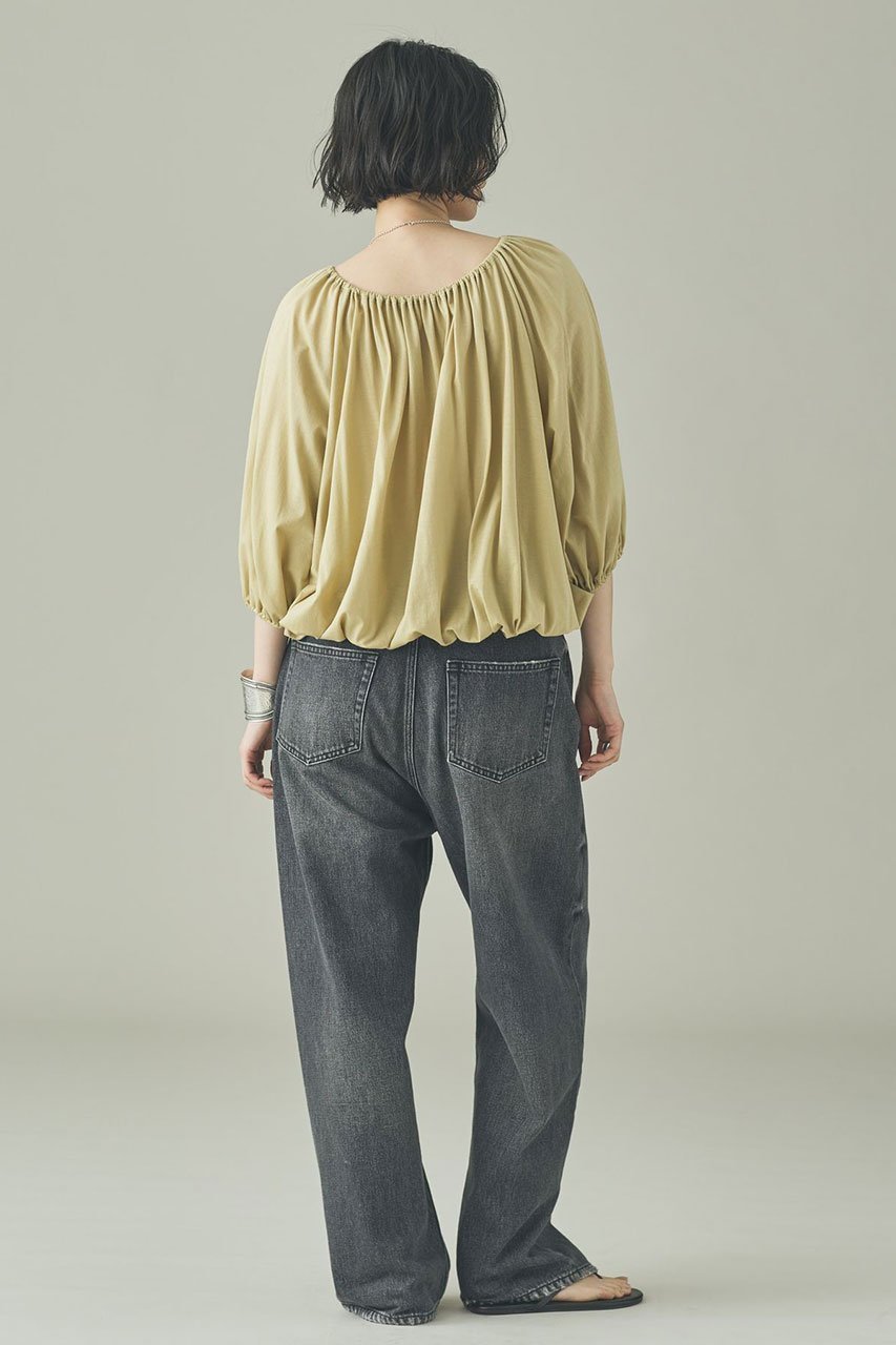 【カレンソロジー/Curensology】のソフトテンジクギャザープルオーバー 人気、トレンドファッション・服の通販 founy(ファニー) 　ファッション　Fashion　レディースファッション　Fashion for Women　トップス・カットソー　Cut & Sew Tops　シャツ・ブラウス・オフィスカジュアル　Elegant Blouses & Button-Ups　ロングTシャツ・Tシャツ　Longline T-Shirts & Tees　カジュアルプルオーバー・ニットトップス　Pullovers & Knit Tops / Casual Pullovers　カットソー・ベーシックTシャツ　Cut-and-Sewn Tops / Stretch Tees & Basics　なめらか　Smooth, Silky Texture　ギャザー　Gathered, Ruffled　シアー　Sheer, See-Through　スリーブ　Sleeve, Long Sleeve / Short Sleeve　ロング　Long, Long-Length　夏　Summer　新作・新入荷　New Arrivals / New In　other-7|ID: prp329100004909441 ipo3291000000036776456