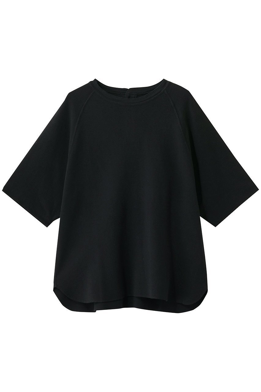 【カオス/Chaos】の【REMI RELIEF】別注ラグランヘンリーTシャツ インテリア・キッズ・メンズ・レディースファッション・服の通販 founy(ファニー) 　ファッション　Fashion　レディースファッション　Fashion for Women　トップス・カットソー　Cut & Sew Tops　シャツ・ブラウス・オフィスカジュアル　Elegant Blouses & Button-Ups　ロングTシャツ・Tシャツ　Longline T-Shirts & Tees　カットソー・ベーシックTシャツ　Cut-and-Sewn Tops / Stretch Tees & Basics　ショート　Short, Short Length　スリーブ　Sleeve, Long Sleeve / Short Sleeve　デニム　Denim, Jeans Material　ワッフル　Waffle, Waffle Knit　別注　Limited Edition, Custom Order　新作・新入荷　New Arrivals / New In　ブラック|ID: prp329100004909445 ipo3291000000036776473