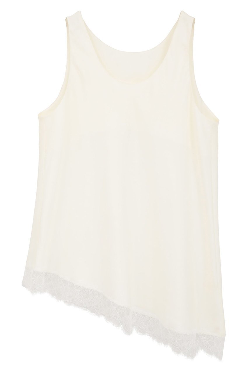 【マルティニーク/martinique】のキュプラフィブリルシャンブレーレースタンク(セットアップ可) 人気、トレンドファッション・服の通販 founy(ファニー) 　ファッション　Fashion　レディースファッション　Fashion for Women　トップス・カットソー　Cut & Sew Tops　キャミソール&ノースリーブ　Camisoles & Sleeveless Tops　シャツ・ブラウス・オフィスカジュアル　Elegant Blouses & Button-Ups　ロングTシャツ・Tシャツ　Longline T-Shirts & Tees　カットソー・ベーシックTシャツ　Cut-and-Sewn Tops / Stretch Tees & Basics　おすすめ　Recommended / Our Picks　アシンメトリー　Asymmetrical Style　キャミソール　Camisole, Spaghetti Strap Top　キュプラ　Cupro, Eco Fabric　セットアップ　Set-Up, Coordinated Outfit　タンク　Tank Top, Sleeveless Top　レース　Lace, Lace Fabric　新作・新入荷　New Arrivals / New In　 other-1|ID: prp329100004909449 ipo3291000000036776481