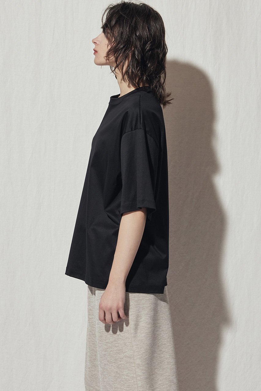 【フローレント/FLORENT】のコットンスムース ドライカットソー 人気、トレンドファッション・服の通販 founy(ファニー) 　ファッション　Fashion　レディースファッション　Fashion for Women　トップス・カットソー　Cut & Sew Tops　シャツ・ブラウス・オフィスカジュアル　Elegant Blouses & Button-Ups　ロングTシャツ・Tシャツ　Longline T-Shirts & Tees　カットソー・ベーシックTシャツ　Cut-and-Sewn Tops / Stretch Tees & Basics　カットソー　Cut and Sewn Top　ショート　Short, Short Length　シンプル　Simple, Minimal　スリーブ　Sleeve, Long Sleeve / Short Sleeve　モダン　Modern, Contemporary　吸水　Absorbent, Quick-Dry　夏　Summer　定番　Standard, Basic Item　新作・新入荷　New Arrivals / New In　other-6|ID: prp329100004909458 ipo3291000000036776525