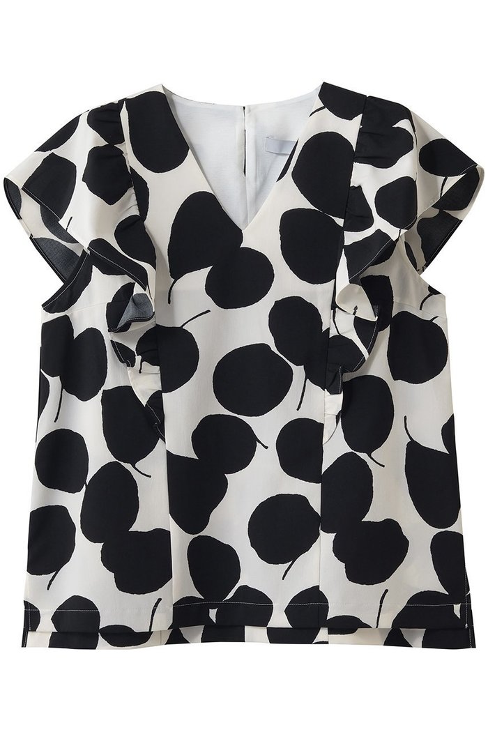 【ティアラ/Tiara】のリーフドットプリントブラウス(セットアップ可) インテリア・キッズ・メンズ・レディースファッション・服の通販 founy(ファニー) https://founy.com/ ファッション Fashion レディースファッション Fashion for Women トップス・カットソー Cut & Sew Tops シャツ・ブラウス・オフィスカジュアル Elegant Blouses & Button-Ups ショート Short, Short Length スリーブ Sleeve, Long Sleeve / Short Sleeve セットアップ Set-Up, Coordinated Outfit ドット Polka Dot, Dot Pattern パーティ Party, Party Style フリル Frill, Ruffle プリント Print, Printed Pattern モチーフ Motif, Design Theme モノトーン Monotone, Black and White リーフ Leaf, Botanical Leaf 新作・新入荷 New Arrivals / New In |ID: prp329100004909463 ipo3291000000036776546