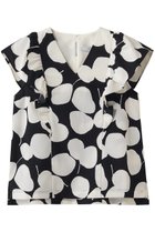 【ティアラ/Tiara】のリーフドットプリントブラウス(セットアップ可) 人気、トレンドファッション・服の通販 founy(ファニー) ファッション Fashion レディースファッション Fashion for Women トップス・カットソー Cut & Sew Tops シャツ・ブラウス・オフィスカジュアル Elegant Blouses & Button-Ups ショート Short, Short Length スリーブ Sleeve, Long Sleeve / Short Sleeve セットアップ Set-Up, Coordinated Outfit ドット Polka Dot, Dot Pattern パーティ Party, Party Style フリル Frill, Ruffle プリント Print, Printed Pattern モチーフ Motif, Design Theme モノトーン Monotone, Black and White リーフ Leaf, Botanical Leaf 新作・新入荷 New Arrivals / New In thumbnail ブラック|ID: prp329100004909463 ipo3291000000036776548