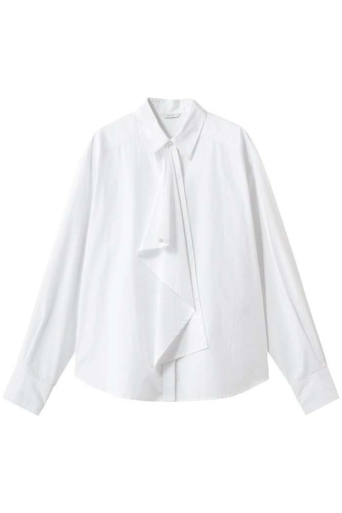 【マノフ/MANOF】のTIE OVER SHIRTS インテリア・キッズ・メンズ・レディースファッション・服の通販 founy(ファウニー) https://founy.com/ ファッション Fashion レディースファッション Fashion for Women トップス・カットソー Cut & Sew Tops シャツ・ブラウス・オフィスカジュアル Elegant Blouses & Button-Ups スリーブ Sleeve, Long Sleeve / Short Sleeve フィット Fit, Slim Fit ボトム Bottoms, Lower Wear マニッシュ Mannish, Boyish ルーズ Loose, Oversized ロング Long, Long-Length |ID: prp329100004909467 ipo3291000000036776575