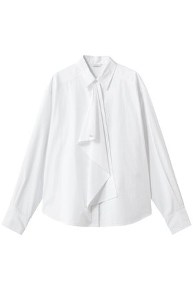 【マノフ/MANOF】のTIE OVER SHIRTS 大人の最旬トレンドファッション＆コーディネート founy(ファウニー) ファッション Fashion レディースファッション Fashion for Women トップス・カットソー Cut & Sew Tops シャツ・ブラウス・オフィスカジュアル Elegant Blouses & Button-Ups スリーブ Sleeve, Long Sleeve / Short Sleeve フィット Fit, Slim Fit ボトム Bottoms, Lower Wear マニッシュ Mannish, Boyish ルーズ Loose, Oversized ロング Long, Long-Length |ID:prp329100004909467