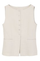 【マルティニーク/martinique】のリネンストレッチボートジレ(セットアップ可) オフ|ID:prp329100004909468