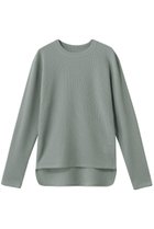 【スタニングルアー/STUNNING LURE】のバブルワッフルロンT 人気、トレンドファッション・服の通販 founy(ファニー) ファッション Fashion レディースファッション Fashion for Women トップス・カットソー Cut & Sew Tops シャツ・ブラウス・オフィスカジュアル Elegant Blouses & Button-Ups ロングTシャツ・Tシャツ Longline T-Shirts & Tees カットソー・ベーシックTシャツ Cut-and-Sewn Tops / Stretch Tees & Basics スリーブ Sleeve, Long Sleeve / Short Sleeve デニム Denim, Jeans Material ロング Long, Long-Length ワッフル Waffle, Waffle Knit thumbnail ライトグレー|ID: prp329100004909481 ipo3291000000036776695