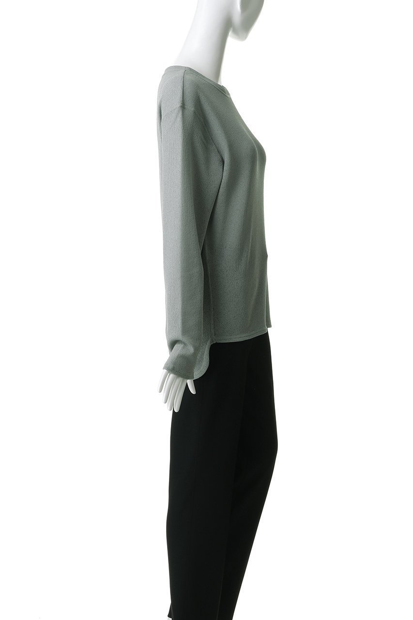 【スタニングルアー/STUNNING LURE】のバブルワッフルロンT 人気、トレンドファッション・服の通販 founy(ファニー) 　ファッション　Fashion　レディースファッション　Fashion for Women　トップス・カットソー　Cut & Sew Tops　シャツ・ブラウス・オフィスカジュアル　Elegant Blouses & Button-Ups　ロングTシャツ・Tシャツ　Longline T-Shirts & Tees　カットソー・ベーシックTシャツ　Cut-and-Sewn Tops / Stretch Tees & Basics　スリーブ　Sleeve, Long Sleeve / Short Sleeve　デニム　Denim, Jeans Material　ロング　Long, Long-Length　ワッフル　Waffle, Waffle Knit　other-3|ID: prp329100004909481 ipo3291000000036776698