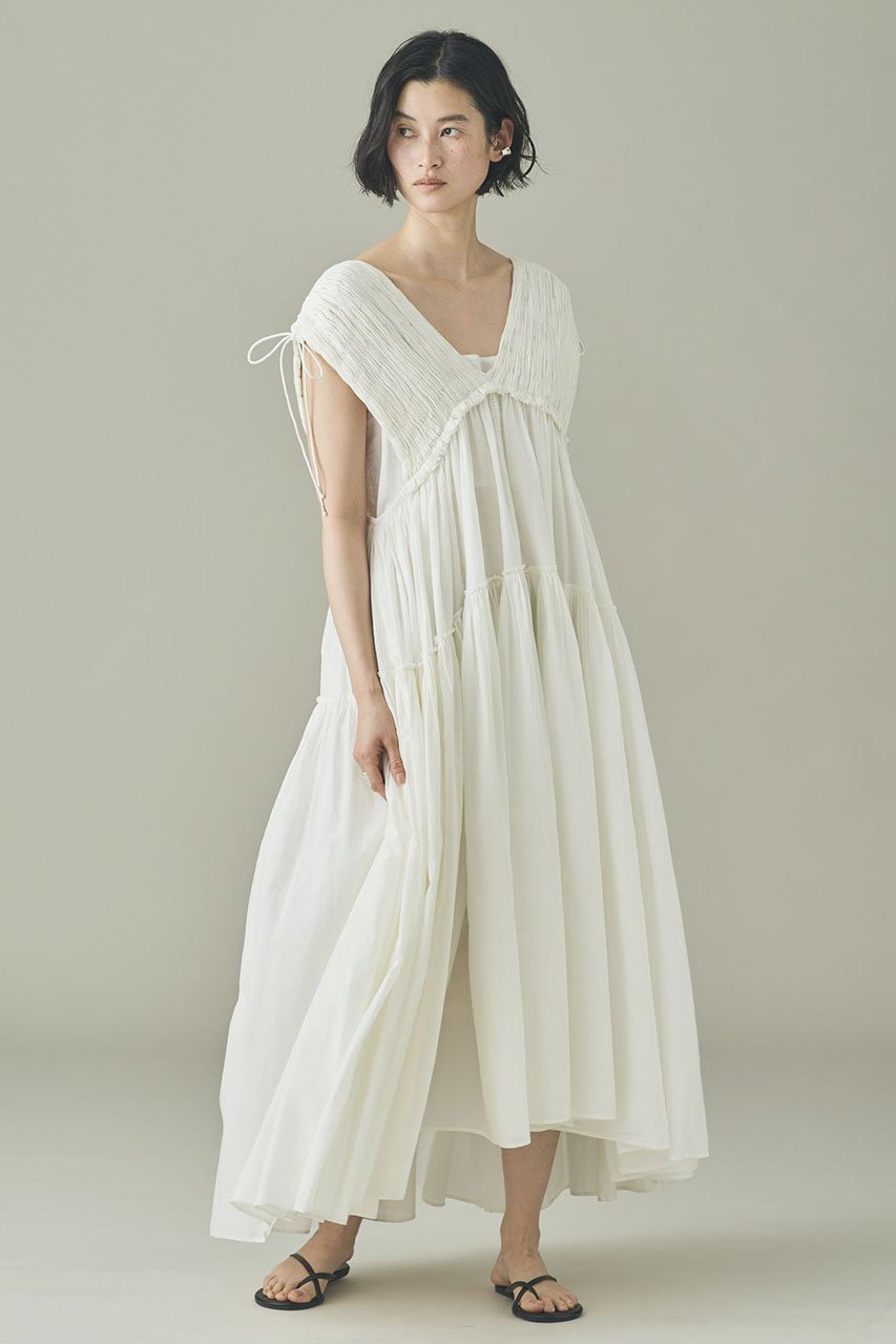 【カレンソロジー/Curensology】のハンドスモッキングワンピース 人気、トレンドファッション・服の通販 founy(ファニー) 　ファッション　Fashion　レディースファッション　Fashion for Women　ワンピース　Dresses　チュニック　Tunic Tops & Dresses　おすすめ　Recommended / Our Picks　なめらか　Smooth, Silky Texture　インナー　Innerwear　チュニック　Tunic, Long Top　デニム　Denim, Jeans Material　ハンド　Hand, Handmade　リラックス　Relax, Relaxed Fit　ロング　Long, Long-Length　新作・新入荷　New Arrivals / New In　 other-1|ID: prp329100004909484 ipo3291000000036776714