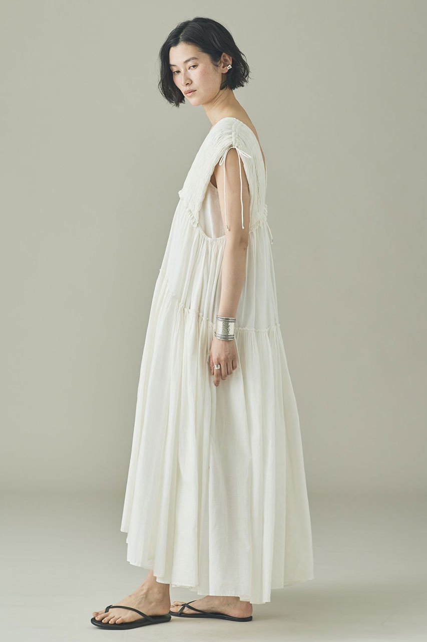 【カレンソロジー/Curensology】のハンドスモッキングワンピース 人気、トレンドファッション・服の通販 founy(ファニー) 　ファッション　Fashion　レディースファッション　Fashion for Women　ワンピース　Dresses　チュニック　Tunic Tops & Dresses　おすすめ　Recommended / Our Picks　なめらか　Smooth, Silky Texture　インナー　Innerwear　チュニック　Tunic, Long Top　デニム　Denim, Jeans Material　ハンド　Hand, Handmade　リラックス　Relax, Relaxed Fit　ロング　Long, Long-Length　新作・新入荷　New Arrivals / New In　other-3|ID: prp329100004909484 ipo3291000000036776719