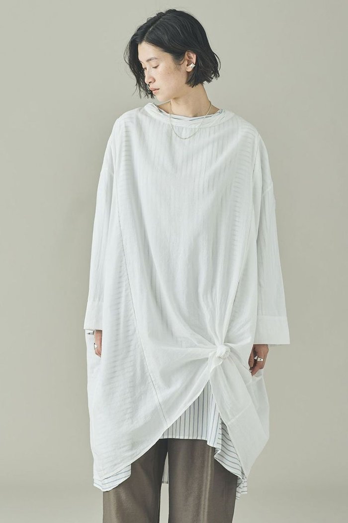 【カレンソロジー/Curensology】のカディフルイドブラウス インテリア・キッズ・メンズ・レディースファッション・服の通販 founy(ファニー) https://founy.com/ ファッション Fashion レディースファッション Fashion for Women トップス・カットソー Cut & Sew Tops シャツ・ブラウス・オフィスカジュアル Elegant Blouses & Button-Ups インド Indian Textile スリーブ Sleeve, Long Sleeve / Short Sleeve ドレープ Drape, Draping Fabric ロング Long, Long-Length おすすめ Recommended / Our Picks 夏 Summer |ID: prp329100004909488 ipo3291000000036776747