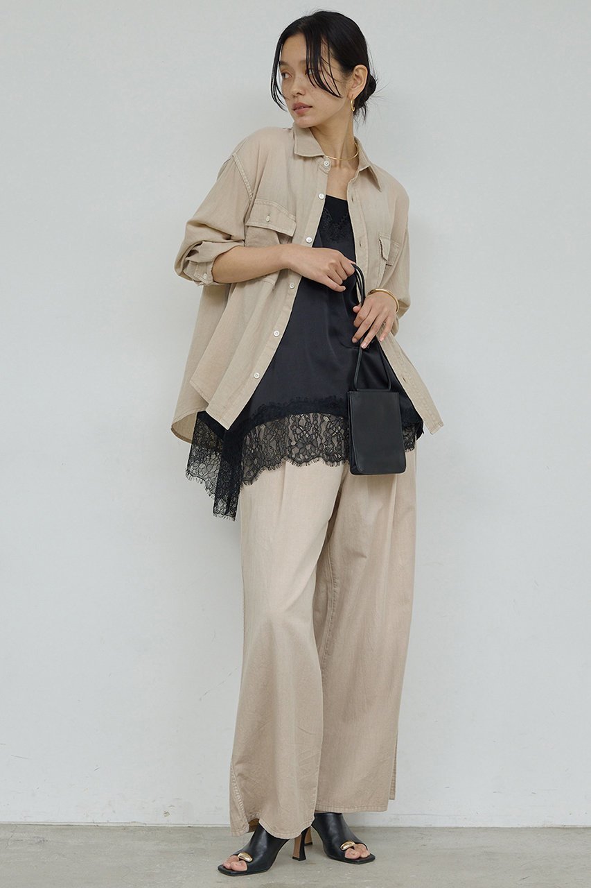 【ガリャルダガランテ/GALLARDAGALANTE】のシアーデニムシャツ 人気、トレンドファッション・服の通販 founy(ファニー) 　ファッション　Fashion　レディースファッション　Fashion for Women　トップス・カットソー　Cut & Sew Tops　シャツ・ブラウス・オフィスカジュアル　Elegant Blouses & Button-Ups　ウォッシュ　Washed Finish　スリーブ　Sleeve, Long Sleeve / Short Sleeve　セットアップ　Set-Up, Coordinated Outfit　ロング　Long, Long-Length　新作・新入荷　New Arrivals / New In　other-2|ID: prp329100004909490 ipo3291000000036813668