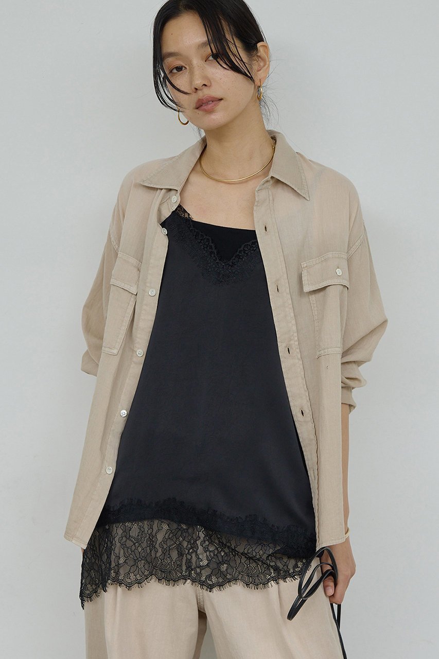 【ガリャルダガランテ/GALLARDAGALANTE】のシアーデニムシャツ 人気、トレンドファッション・服の通販 founy(ファニー) 　ファッション　Fashion　レディースファッション　Fashion for Women　トップス・カットソー　Cut & Sew Tops　シャツ・ブラウス・オフィスカジュアル　Elegant Blouses & Button-Ups　ウォッシュ　Washed Finish　スリーブ　Sleeve, Long Sleeve / Short Sleeve　セットアップ　Set-Up, Coordinated Outfit　ロング　Long, Long-Length　新作・新入荷　New Arrivals / New In　other-6|ID: prp329100004909490 ipo3291000000036813679