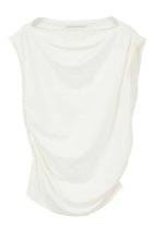 【マルティニーク/martinique】のシャーリングドレープノースリーブ ホワイト|ID: prp329100004909492 ipo3291000000036776788