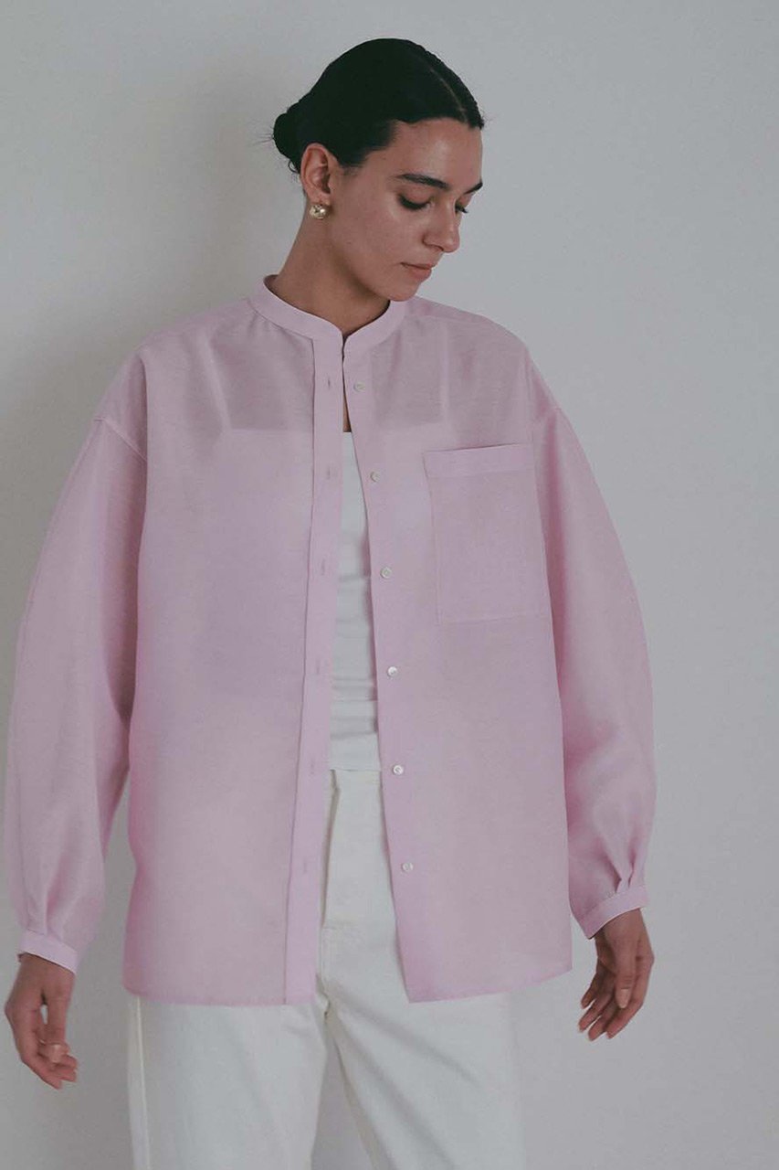 【ハー/HER.】のオーガンジーシャツ 人気、トレンドファッション・服の通販 founy(ファニー) 　ファッション　Fashion　レディースファッション　Fashion for Women　トップス・カットソー　Cut & Sew Tops　シャツ・ブラウス・オフィスカジュアル　Elegant Blouses & Button-Ups　おすすめ　Recommended / Our Picks　オーガンジー　Organza Fabric　サテン　Satin, Glossy Fabric　シンプル　Simple, Minimal　スリーブ　Sleeve, Long Sleeve / Short Sleeve　セットアップ　Set-Up, Coordinated Outfit　リラックス　Relax, Relaxed Fit　ロング　Long, Long-Length　夏　Summer　定番　Standard, Basic Item　新作・新入荷　New Arrivals / New In　other-2|ID: prp329100004909495 ipo3291000000036776815