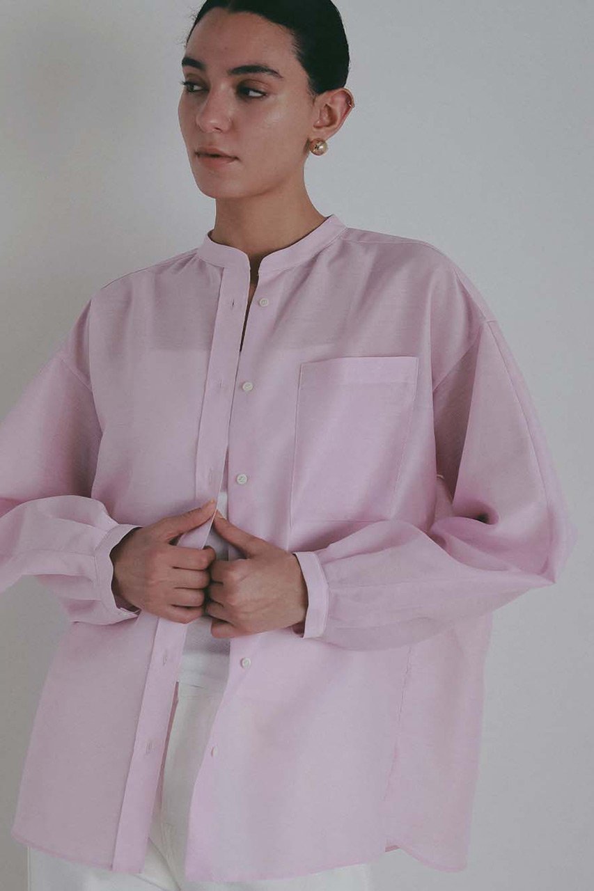 【ハー/HER.】のオーガンジーシャツ 人気、トレンドファッション・服の通販 founy(ファニー) 　ファッション　Fashion　レディースファッション　Fashion for Women　トップス・カットソー　Cut & Sew Tops　シャツ・ブラウス・オフィスカジュアル　Elegant Blouses & Button-Ups　おすすめ　Recommended / Our Picks　オーガンジー　Organza Fabric　サテン　Satin, Glossy Fabric　シンプル　Simple, Minimal　スリーブ　Sleeve, Long Sleeve / Short Sleeve　セットアップ　Set-Up, Coordinated Outfit　リラックス　Relax, Relaxed Fit　ロング　Long, Long-Length　夏　Summer　定番　Standard, Basic Item　新作・新入荷　New Arrivals / New In　other-3|ID: prp329100004909495 ipo3291000000036776816