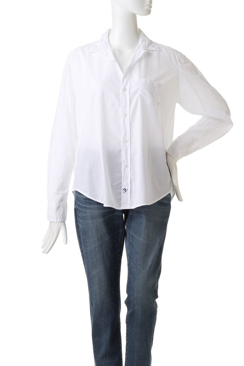 【フランク&アイリーン/Frank&Eileen】の【受注生産】【カスタム刺しゅう】EILEEN コアイタリアンライトポプリン シャツ 人気、トレンドファッション・服の通販 founy(ファニー) 　ファッション　Fashion　レディースファッション　Fashion for Women　トップス・カットソー　Cut & Sew Tops　シャツ・ブラウス・オフィスカジュアル　Elegant Blouses & Button-Ups　スリーブ　Sleeve, Long Sleeve / Short Sleeve　ベーシック　Basic, Essential　ロング　Long, Long-Length　ワンポイント　One Point, Statement Accent　人気　Popular, Best Seller　定番　Standard, Basic Item　新作・新入荷　New Arrivals / New In　other-3|ID: prp329100004909497 ipo3291000000036813720