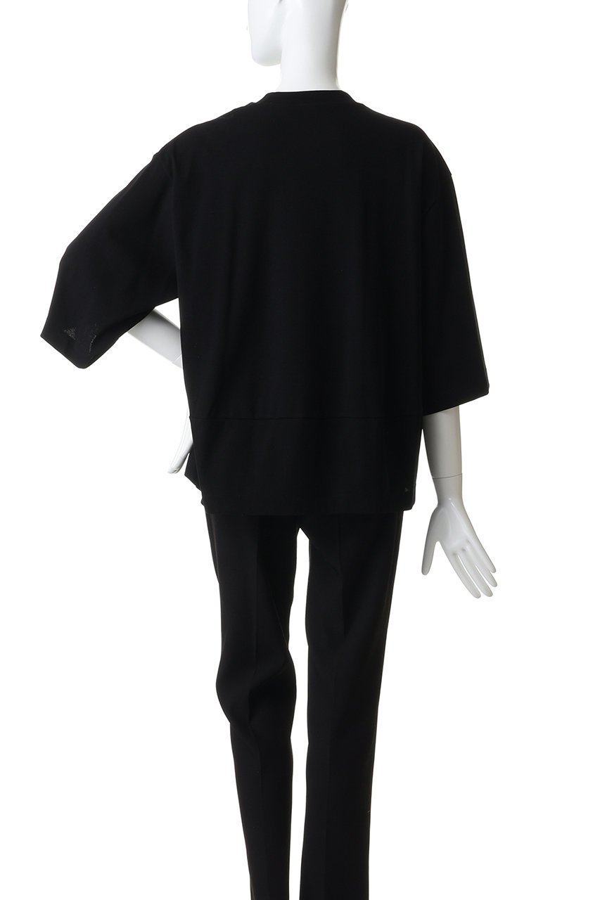 【ドメル/DOMELLE】のハイ ツイスト ジャージー Tシャツ 人気、トレンドファッション・服の通販 founy(ファニー) 　ファッション　Fashion　レディースファッション　Fashion for Women　トップス・カットソー　Cut & Sew Tops　シャツ・ブラウス・オフィスカジュアル　Elegant Blouses & Button-Ups　ロングTシャツ・Tシャツ　Longline T-Shirts & Tees　カットソー・ベーシックTシャツ　Cut-and-Sewn Tops / Stretch Tees & Basics　ショート　Short, Short Length　シンプル　Simple, Minimal　ストレート　Straight, Straight Cut　スリーブ　Sleeve, Long Sleeve / Short Sleeve　ツイスト　Tweed, Tweed Fabric　ツイード　Twill, Twill Weave　ビッグ　Big, Oversized　フォルム　Silhouette, Form　ミックス　Mix, Mixed Style　レース　Lace, Lace Fabric　新作・新入荷　New Arrivals / New In　other-4|ID: prp329100004909499 ipo3291000000036776855